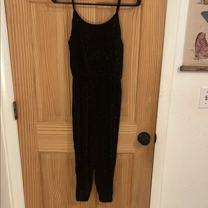 Alice + Olivia Sparkling Black Jumpsuit Sabrina Carpenter